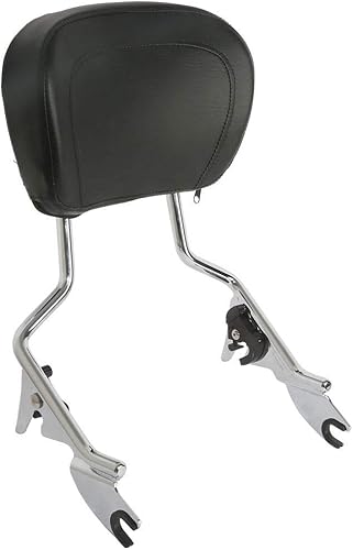TCMT Sissy Bar - Respaldo de pasajero con almohadilla para Harley Touring Road King Street Glide Road Glide 2009-2025 Electra Glide 2009-2022 Ultra