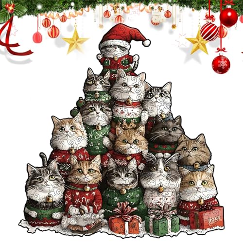 Casse-tête en bois de Noël 194 pièces pour adulte et ado