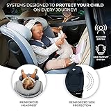 Kinderkraft I-Grow Child Car Seat, I-Size 40-150 cm, 360 Degree Rotation, Isofix, Base Station, RWF and FWF, Special Safety Systems, Easy to Clean, from Birth Group 0/1/2/3 0-36 kg, Black - Image 5