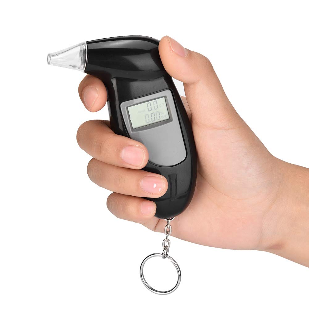 Alcoholímetro Profesional Analizador De con Pantalla LCD Detector De Mentiras Prueba De Alcoholemia Portátil Y Compacto para Uso Y Profesional
