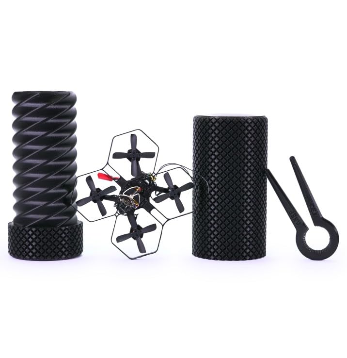 Image of Prusament 3D Printer Premium Filament PETG Jet Black 1.75mm - 1kg Spool - High Precision ±0.02 mm - Low Stringing - Strong Layer Bond - No Tangling - Ideal for Beginners & Professionals