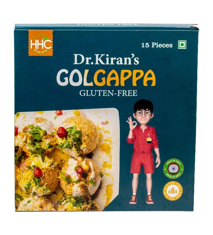 DR. KIRANs Ready To Eat Golgappa|No Wheat|No Maida| Gluten Free| No Added Colours|No Preservative|Crunchy Panipuri/Puchka/Gupchup 70G (B0CHVVYC9C) Amazon Price History, Amazon Price Tracker
