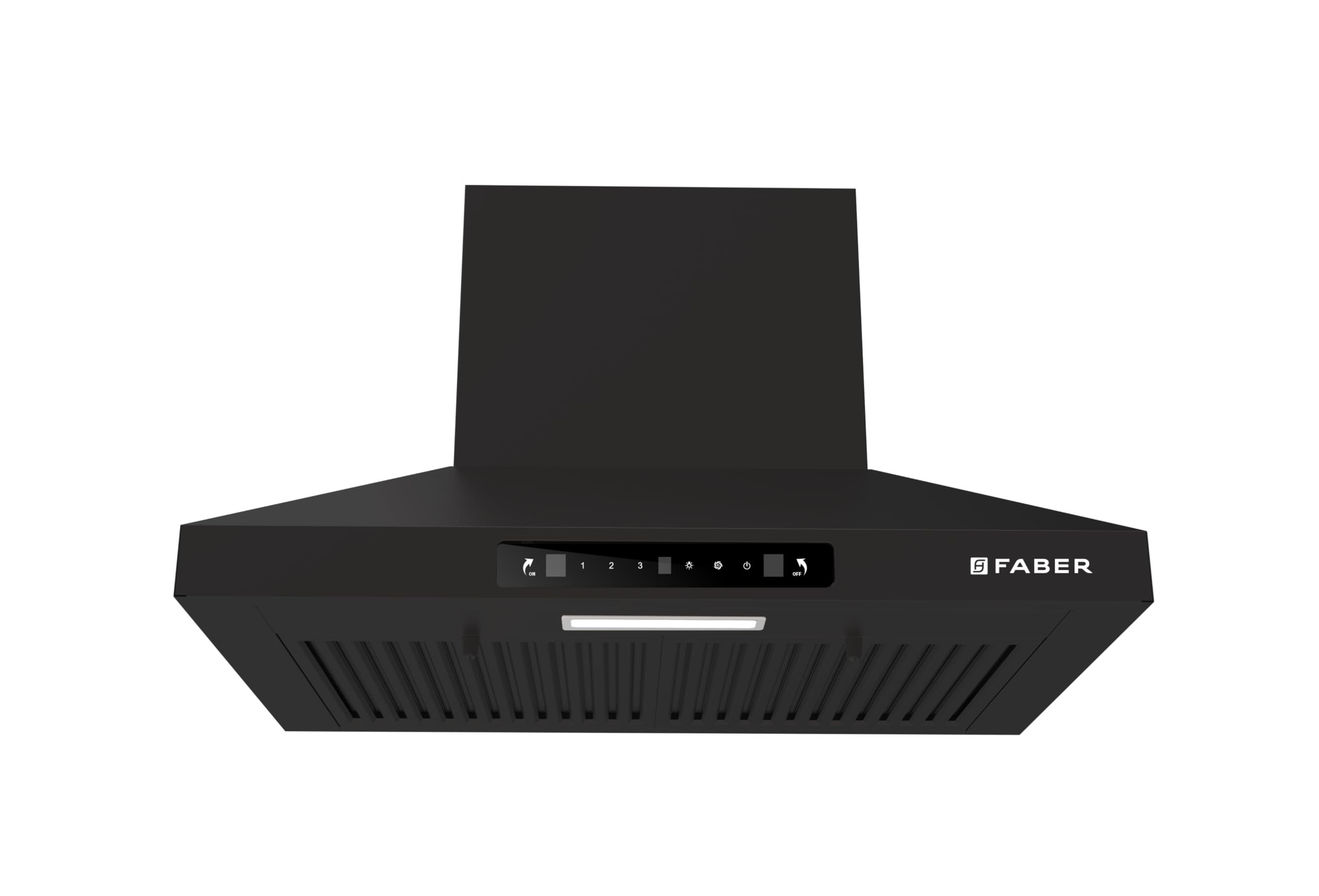 Faber Pluto 60 cm 1000 m³/hr Wall Mounted Kitchen Chimney | Baffle Filter | Touch Control | LED Lights | 1 Year Comprehe