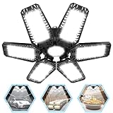 YIBIDAMA LED Garage Light 185W, Led Workshop Ceiling Light 18500LM 6500k, Daylight Ultra Bright Gara