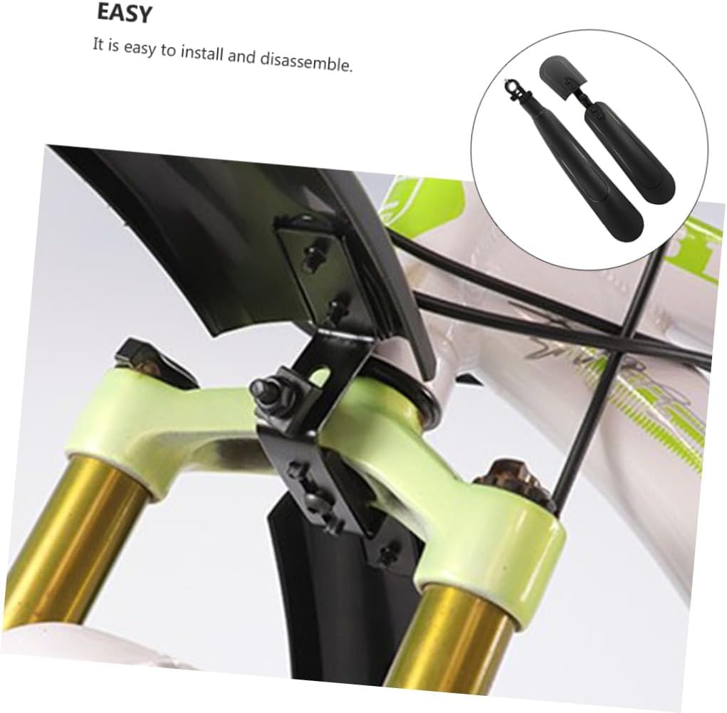 Mountain Bike Mud Guards Rear and Front Rainwater Guard Easy Install Lightweight Material