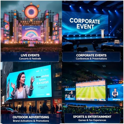 Image of Portable LED Video Wall Rental LED Display for Events Outdoor & Stage