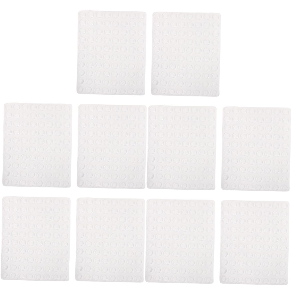 Uonlytech 10feuilles Bumpers De Porte De Cabinet Autocollants Amortisseurs De Bruit Et pour Meubles