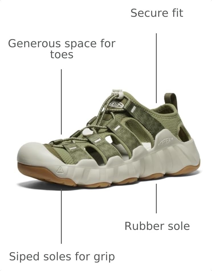 Image of KEEN Men's Hyperport H2 Closed Toe Breathable Easy On Comfortable Hiking and Water Sandals