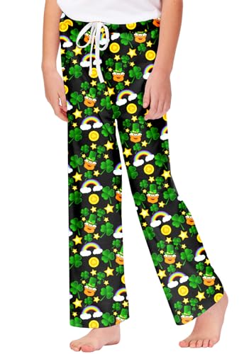 Image of Remimi Girl Boy Plaid Pants Drawstring Summer Casual Loose Bottoms 5-14 Years