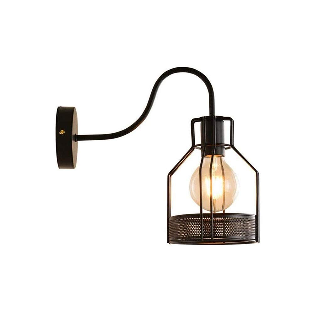 HPTHLY Wall Mounted Light Wall Lamp Aluminum Garden E27 Plug-In Patio Retro Outdoor Glass Lantern Waterproof Sconce Fixture Villa Door Yard Balcony Wall Ligh