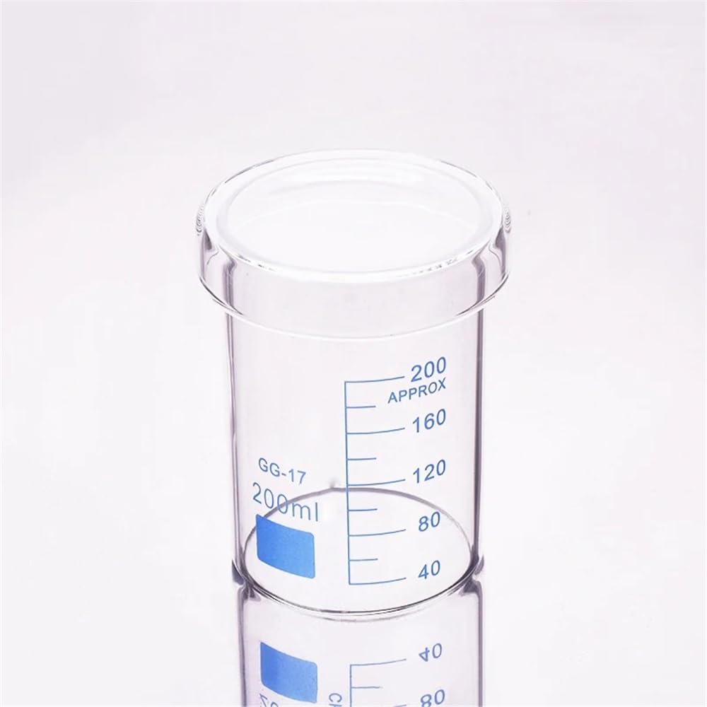 Zlewka o niskim kształcie z płaską szyjką z płaską pokrywką Pojemność 100 ml 150 ml 200 ml 250 ml 500 ml 1000 ml 2000 ml 3000 ml 5000 ml Zlewka laboratoryjna (1000 ml)