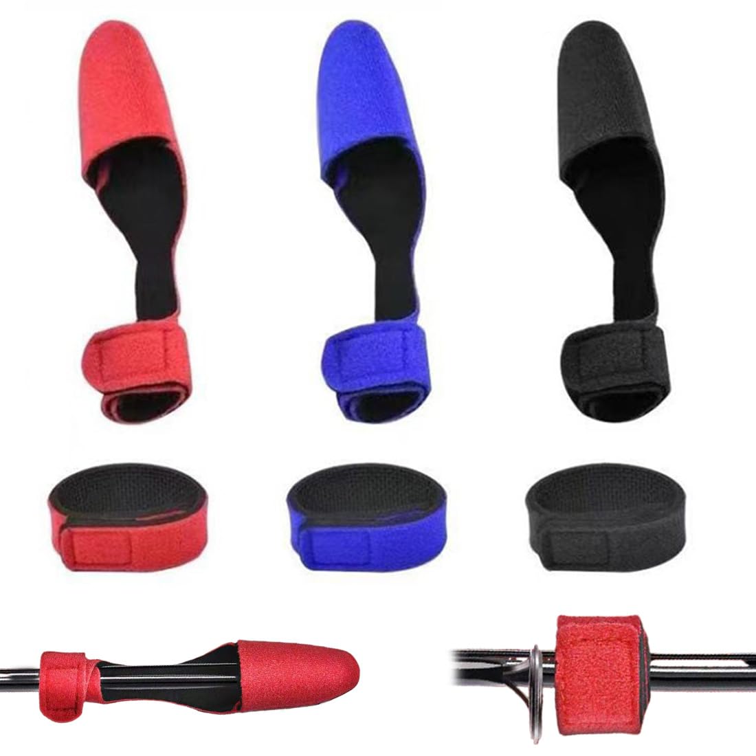 Cintas Caña De Pescar, Correa Caña De Pescar, Estuche Protector, Accesorios Pesca Elásticos