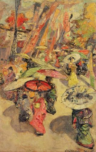 Cuadro de Tokio Edward Atkinson Hornel pintura para decorar un salón elegante y moderno