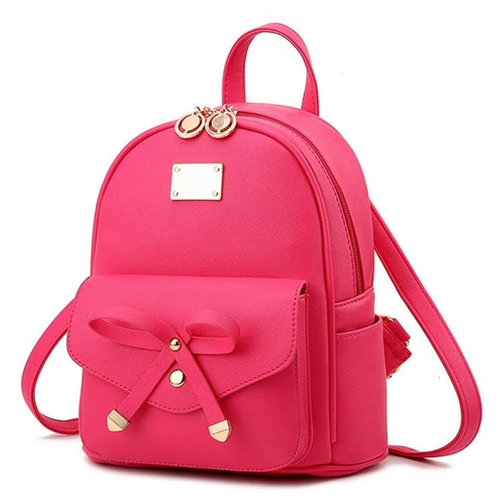 Cute Mini Vegan Leather Backpacks Purse 
