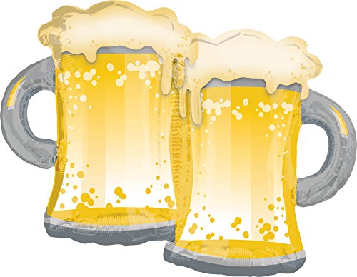 Preisvergleich Produktbild Amscan 3725501 Folienballon Bierkrüge