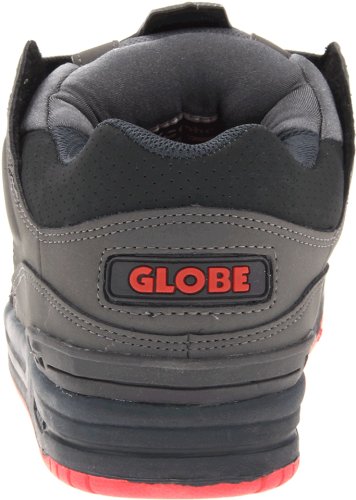 Image of Globe Mens Fusion Skate Shoes, Charcoal /Night Red, 14 M US