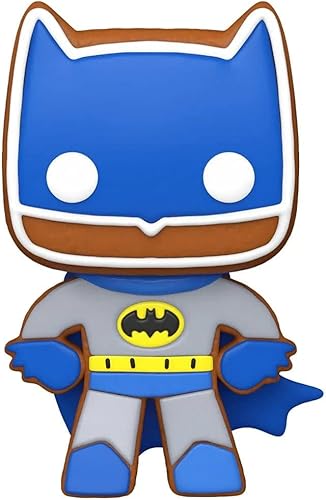 POP DC Holiday - Figura de vinilo de Batman Funko de pan de jengibre (paquete con funda protectora de caja compatible), multicolor, 3.75 pulgadas