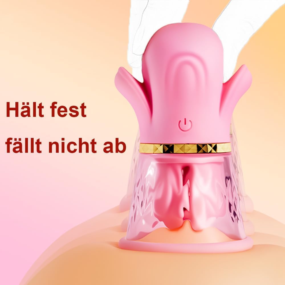 Elektrische Brustwarzen Stimulation Sex Toys für Frauen Brustmassagegeräte Nippel mit 10 Vibrationsmodi Brustwarzen Vibrator SM Klitoris Stimulator Nipple Clamps Sex Spielzeug für Frauen Paare