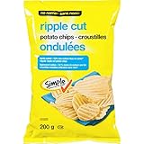 No Name Ripple Original Low Sodium Chips 200g/7.1 oz. {Imported from Canada}