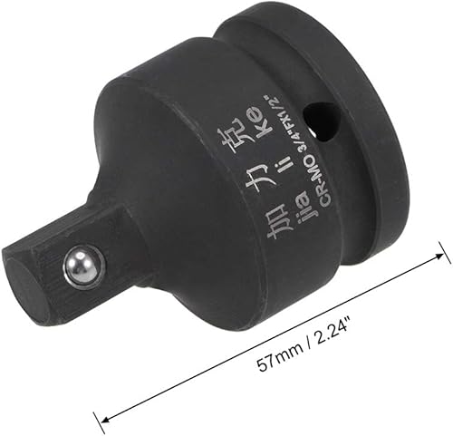 Miniatura 5 de uxcell Adaptador de enchufe de impacto de 38" (hembra) x 12" (macho) para uso con llaves de impacto, barras rompedoras, trinquetes, acero CR-MO