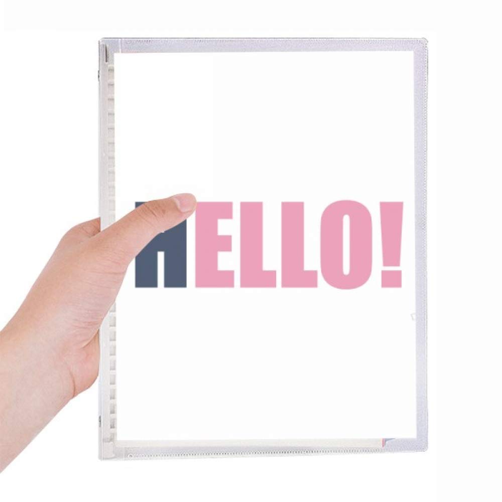 Carnet à spirales rechargeable Hello Citation pensées positives - 5