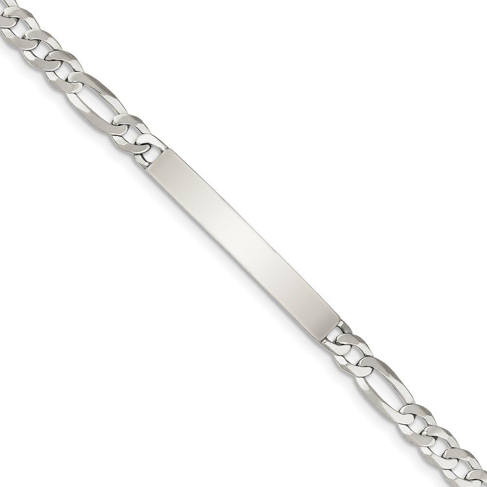 Solid Sterling Silver ID Bracelet