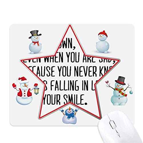 Tapis de souris de qualité supérieure grande taille motif de Noël