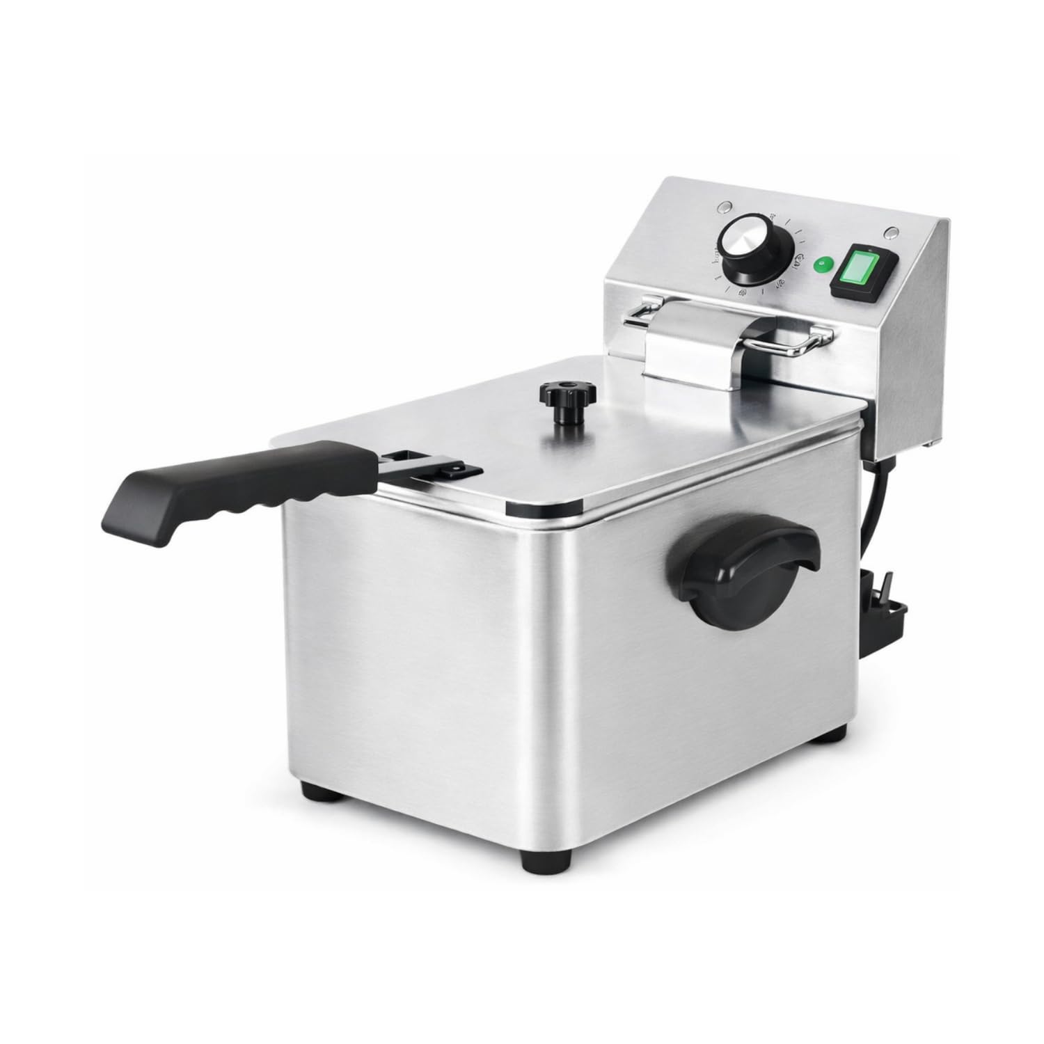 Friteuse Électrique Professionnelle 4 Litres - 1 Cuve - 2500 W