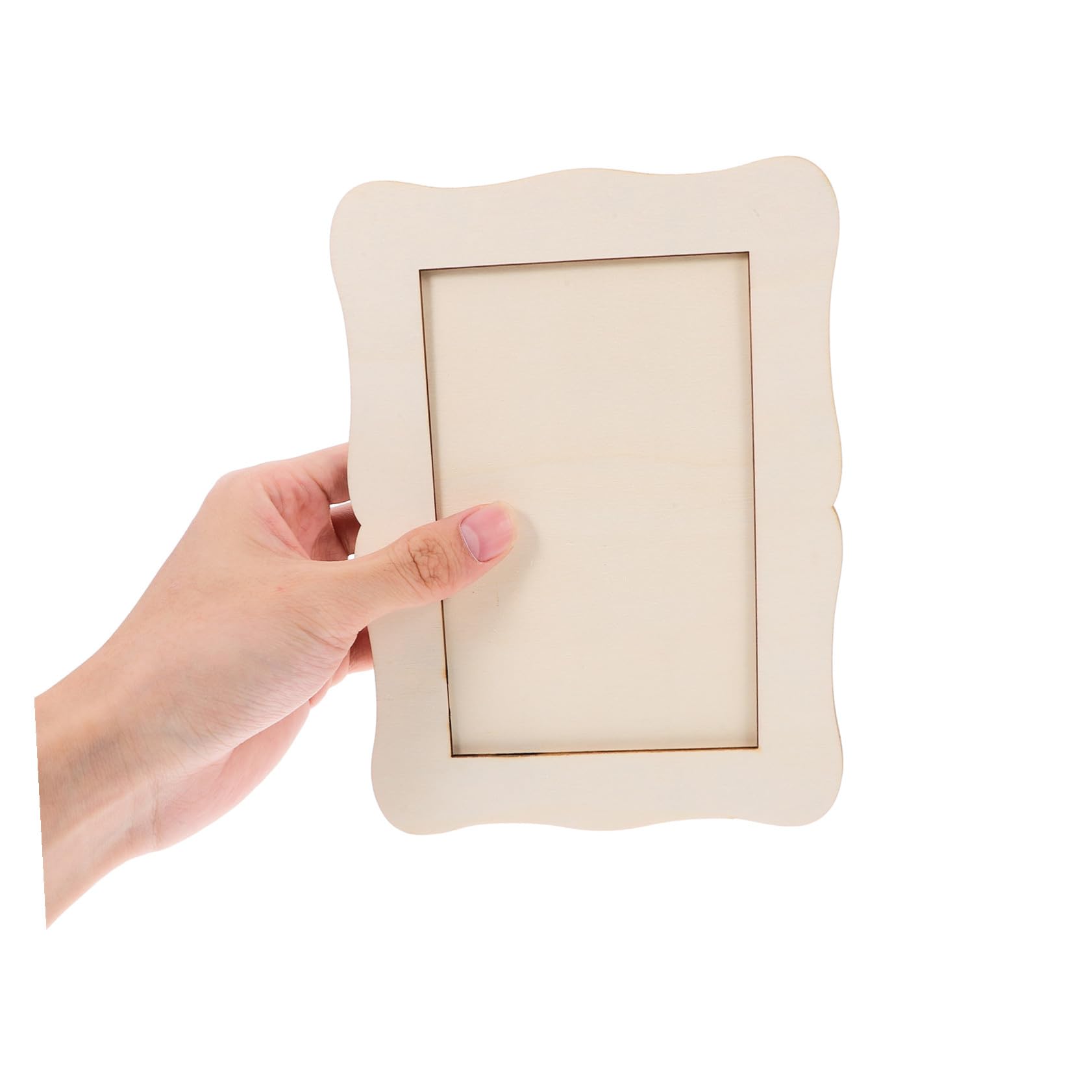 Set 15 Cornici in Legno Grezzo Fai da Te per Foto, Cornici D'epoca Verniciabili, Kit Artigianato Creativo per Decorazioni Casa e Regali Personalizzati