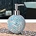 Produktbild SDOPHH Händedesinfektionsmittel Spender Seifenspender 460 ml Crushed Ice Glas Handseifenflasche runder Seifenspender-C_460 ml