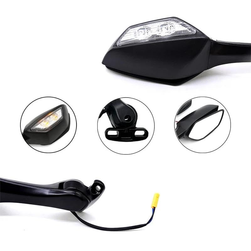 Amazon | に適合する ヤマハ YZF R1 R3 R25 R6用 LEDウィンカーライト
