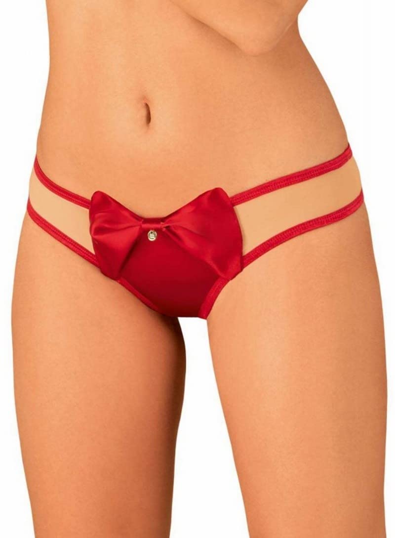 String Rouge Rubinesa Obsessive S/M en Dentelle Premium - 5