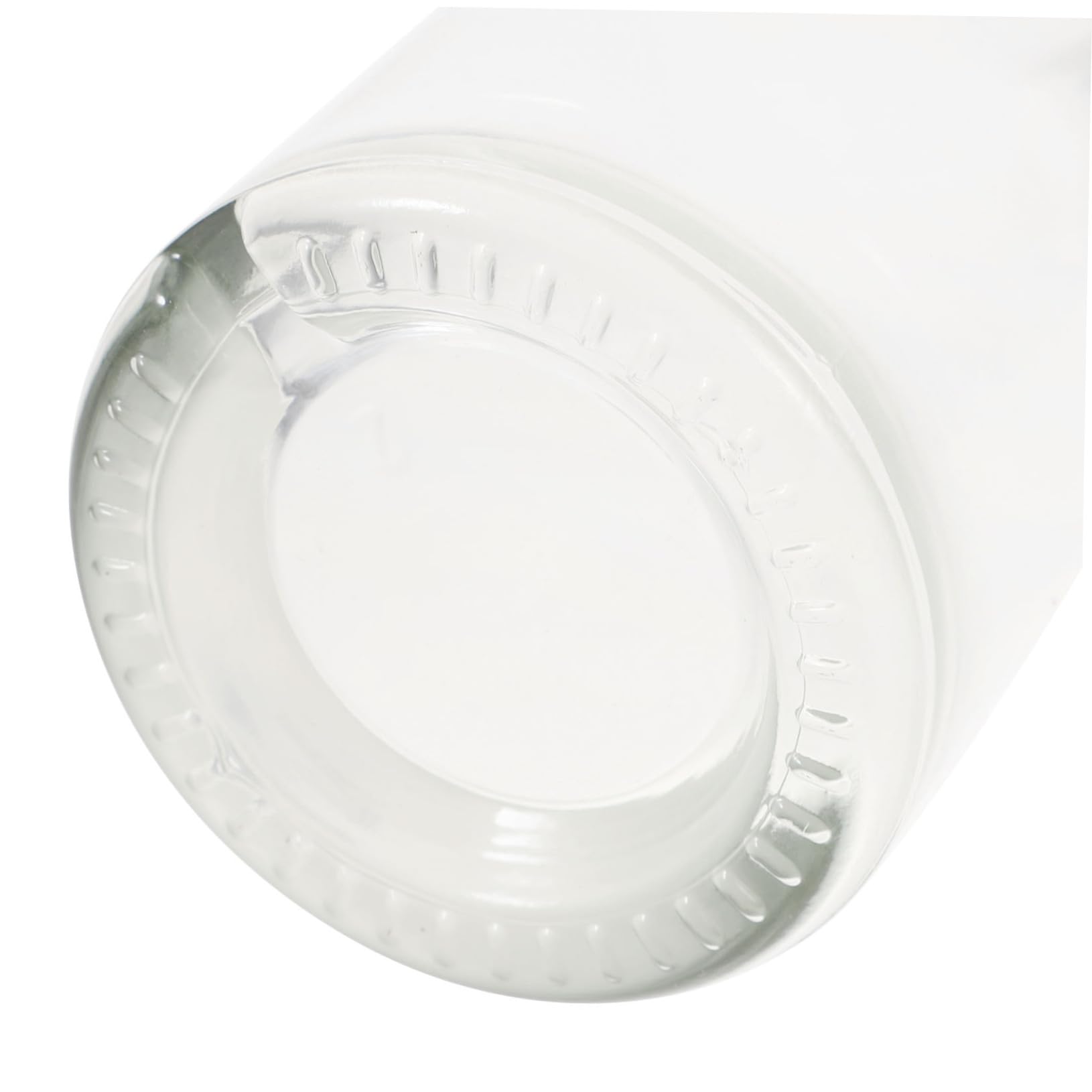 Cabilock Elegant 2pcs Thick Bottom Glass Bottle Vodka Liquor Whiskey Wine Bottle