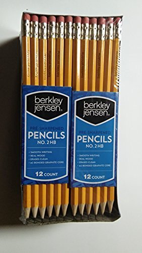 3 Lápices Berkley Jensen Preafilados No.2 HB miniatura 1