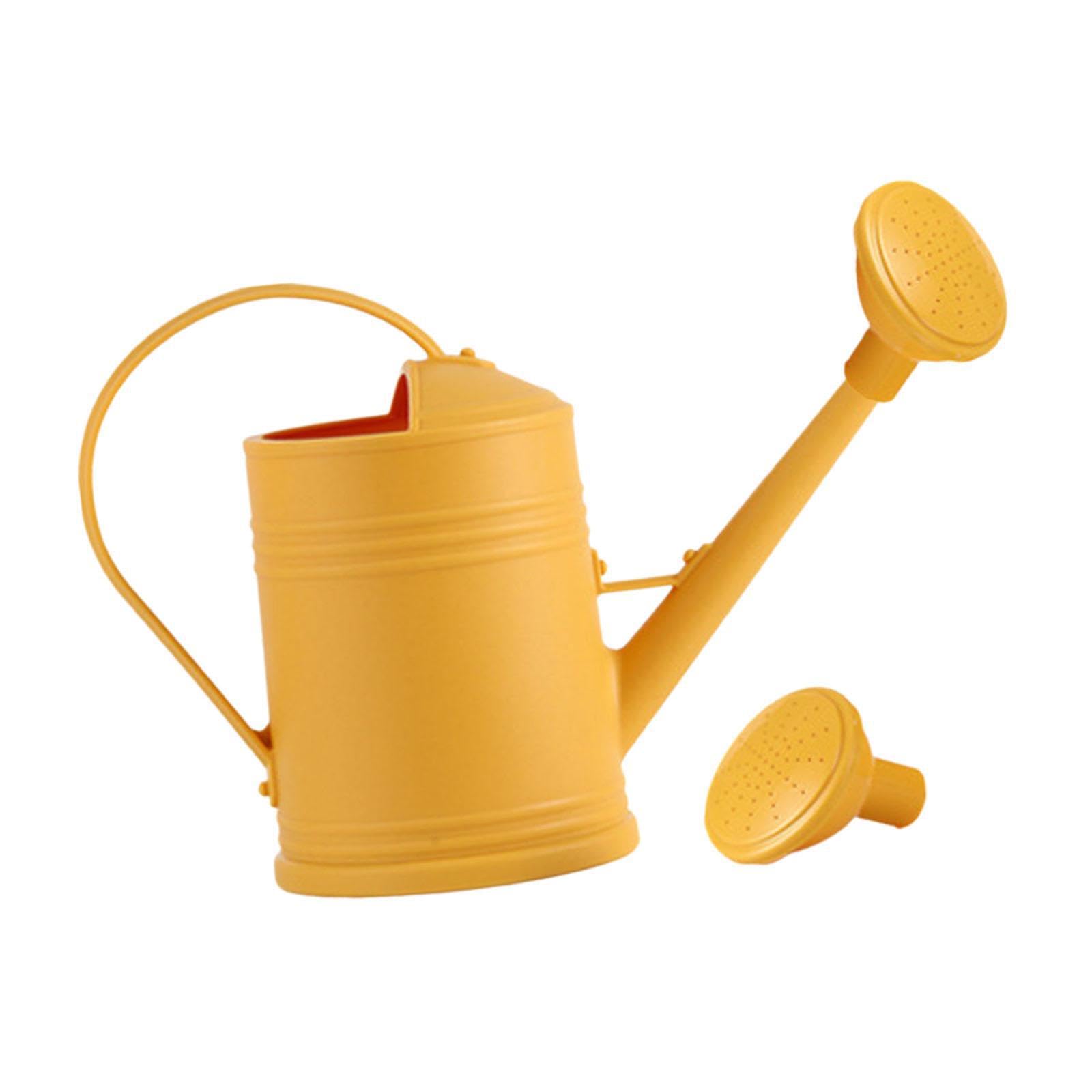 LIXSAZSE Ergonomic Watering Can Stylish Lightweight Houseplants Portable Sprinkling Can Gardening Accessory Ensuring Durability And Practicality. Gardening, Yellow