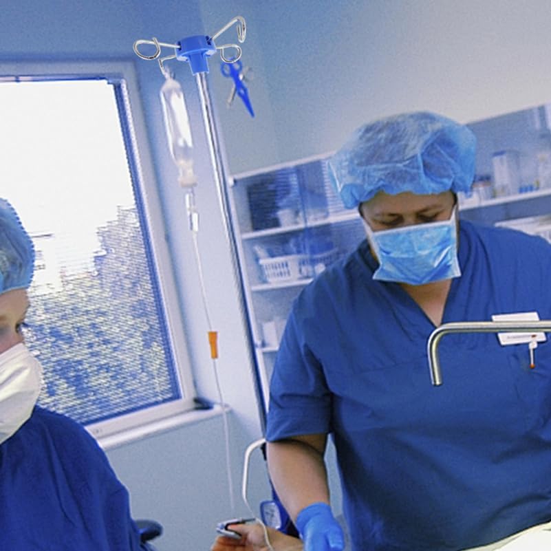 CHILDWEET Infusion Stand Hook Stainless Steel Hook for Vertical Infusion Rack Clinic Hospital Accessory Supports Multiple Iv Bags - Image 5