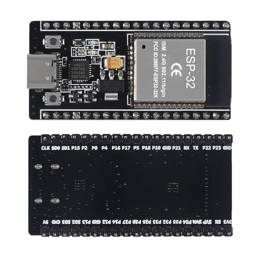 Image of ESP32 Development Board Type C 38Pin Narrow Version WiFi + Bluetooth Microcontroller ESP-32 ESP-32S Board ESP-WROOM-32 with ESP32 Breakout Board GPIO 1 into 2 Terminal Screw Board