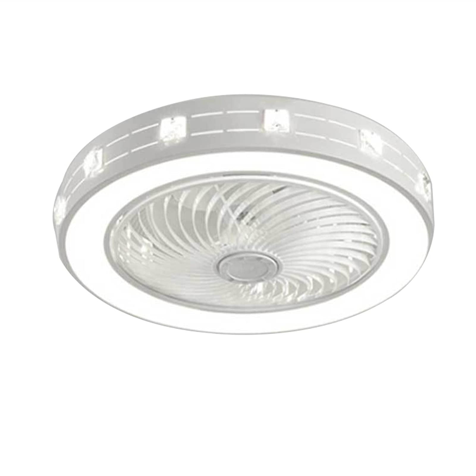 Ventilateur de plafond LED avec télécommande pour salon et chambre