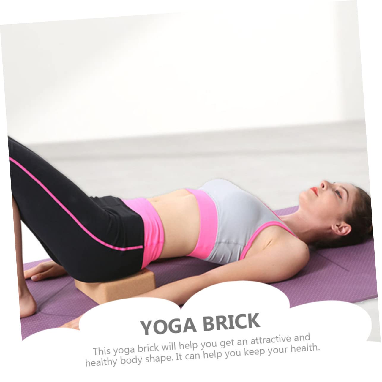 HANABASS Blocchi Yoga in Materiale Resistente Per Allenamento Di Danza Pilates e Stretching Mattoni Yoga Leggeri e Portatili Per Migliorare Stabilità e Flessibilità