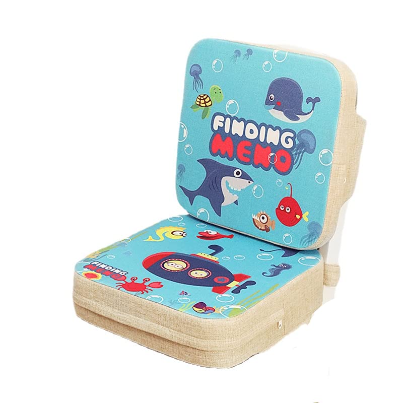 Asiento elevador para silla de comedor, cojines de asiento de bebé, asiento elevador de espuma para asiento de cocina, escritorio, cojines (e, 5 + 10 cm)