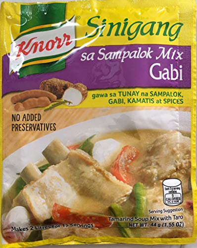 Amazon Com Knorr Tamarind With Taro Sinigang Na May Gabi Pack Of 6 Grocery Gourmet Food