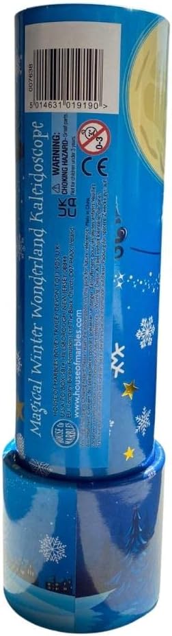 House of Marbles Winter Wonderland Kaleidoscope, Blue, Small - Image 3