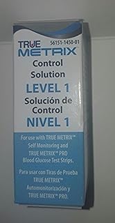 True METRIX Blood Glucose Control Solution Level 1 1 X 3 mL R5H01-1