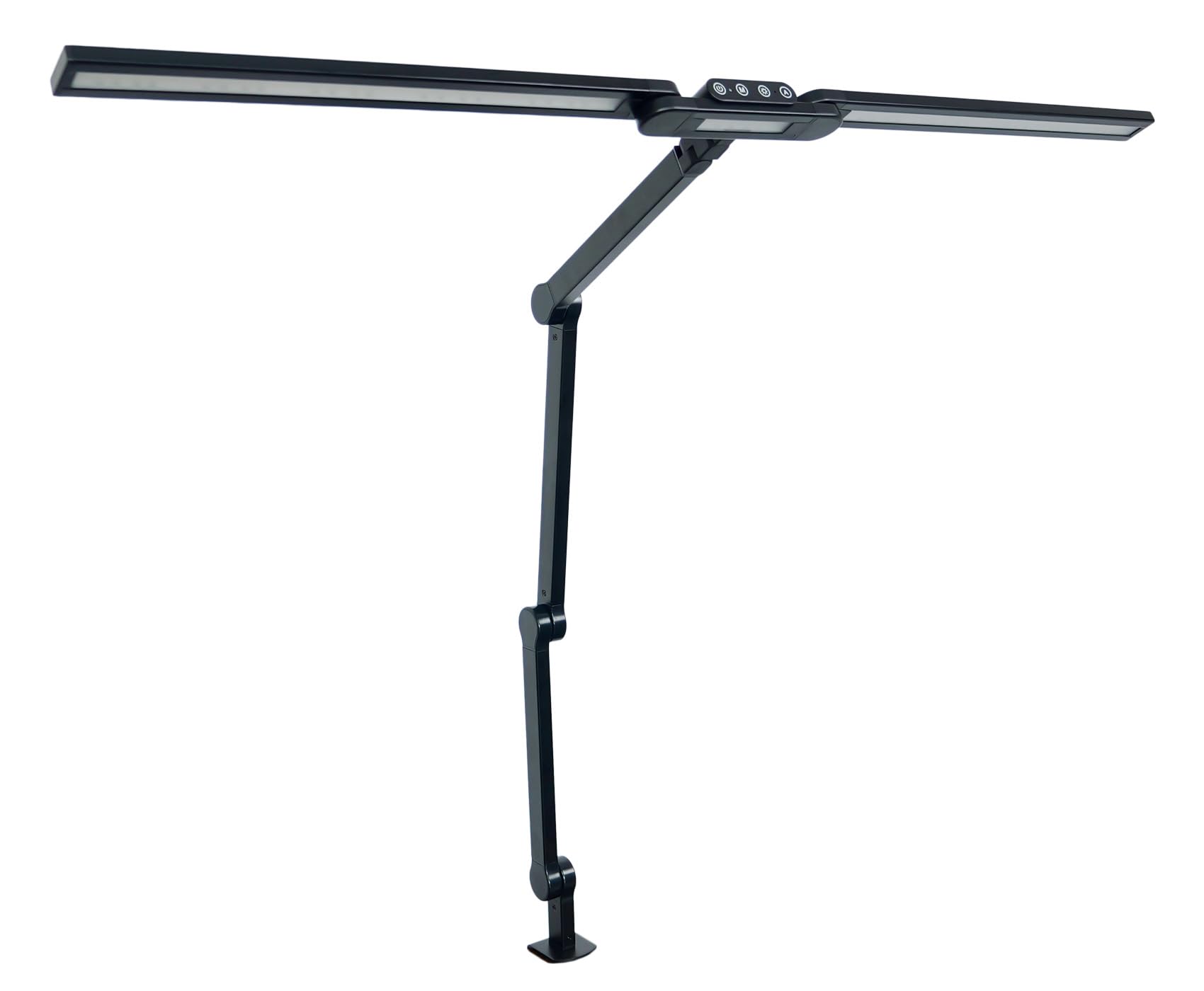 HDWR LumixDesk-04 LED-Schreibtischlampe mit Klemme, 1550 Lumen, dimmbar | Temperatur- und Helligkeitsregelung, Klemmmontage am Schreibtisch, für Büro und Homeoffice