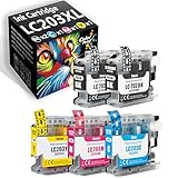 CyberpowerPC Compatible Ink Cartridge Replacement for Brother LC203 XL LC 203XL LC203BK, Cyan, Magenta, Yellow, Black, 5 Pack
