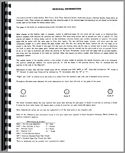 Bobcat 825 Skid Steer Loader Parts Manual