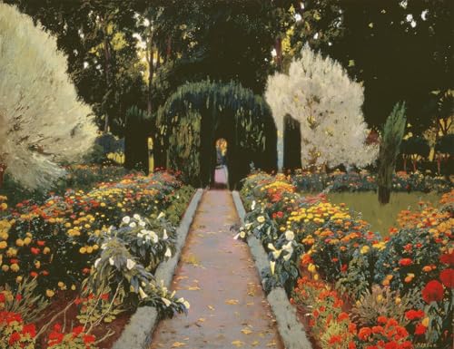 Tableau de salon Glorieta II de Santiago Rusiñol pour une décoration élégante