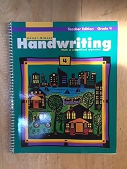 Spiral-bound Handwriting with a Simplified Alphabet; Grade 4, Teacher's Edition Book