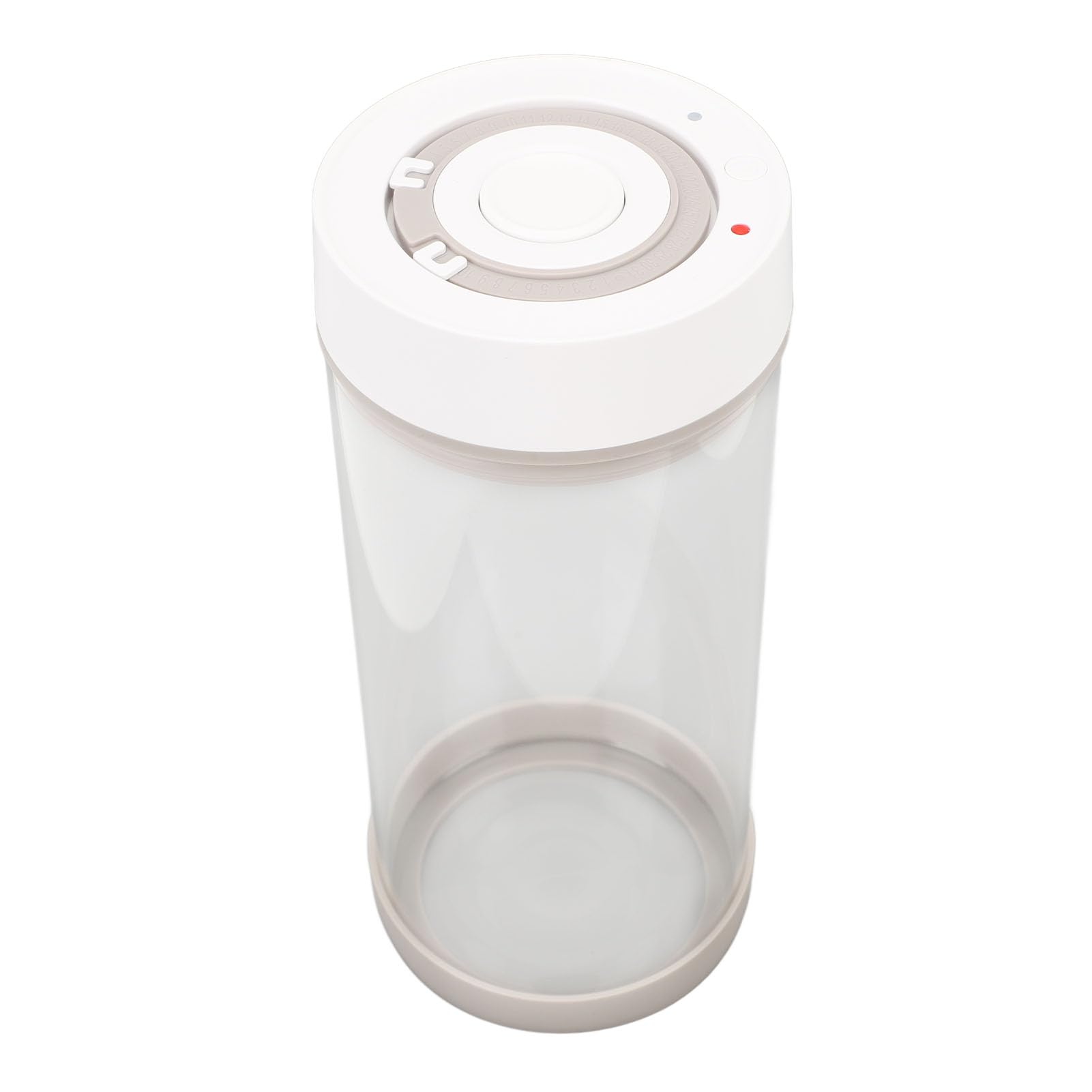 Naroote Boîte à Vide électrique, Batterie 500mAh, Récipient en Verre fermé, Fruits Secs, Noix, Utilisation Multifonctionnelle (1350ml)