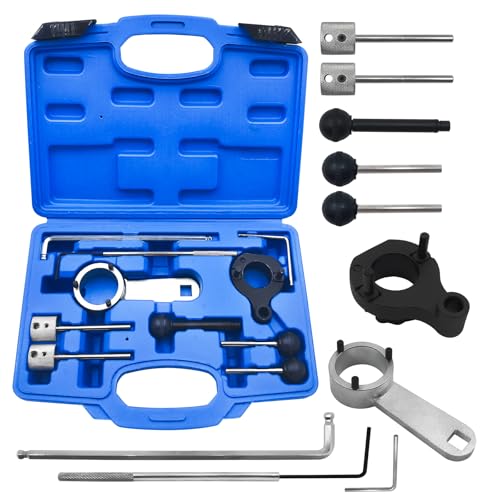 BOVIEER Outils de Réglage Calage du Moteur Compatible avec VW VAG Audi Seat Skoda 1.4 1.6 2.0 TDI CR, Kit de Courroie Distribution d'arbre à Cames Remplace...
